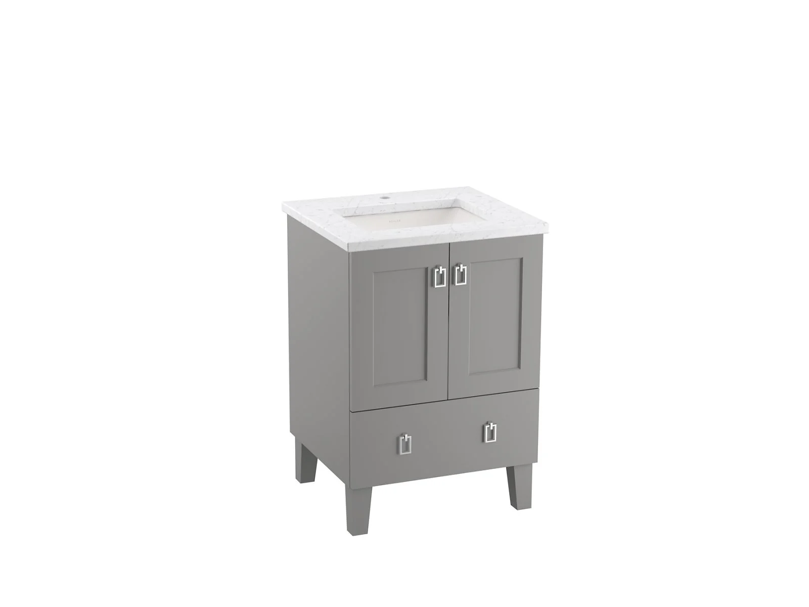 KOHLER K-99527-LG Poplin 24" bathroom vanity cabinet - Image 3