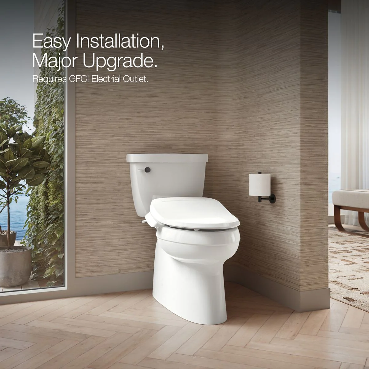 KOHLER K-18751 PureWash Elongated bidet toilet seat - Image 4