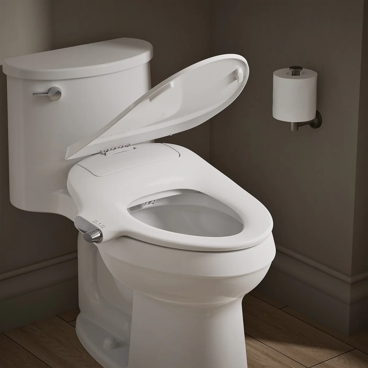 KOHLER K-38840 PureWash M325 Elongated manual bidet toilet seat - Image 5
