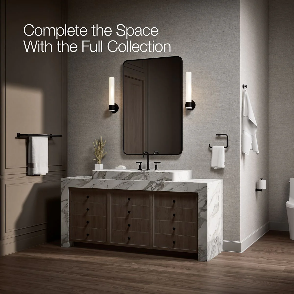 KOHLER K-14375 Purist 24" Double towel bar - Image 23