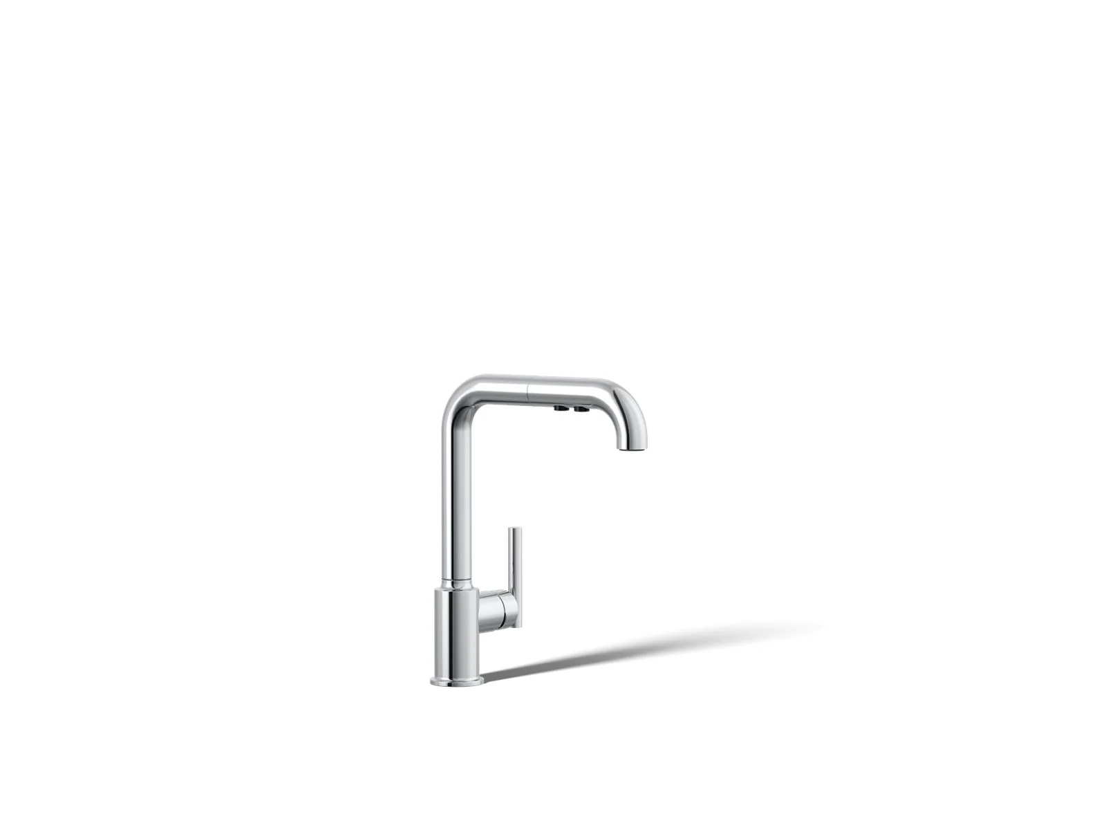 KOHLER K-7505 Purist Pull-out kitchen sink faucet with three-function sprayhead - Image 4