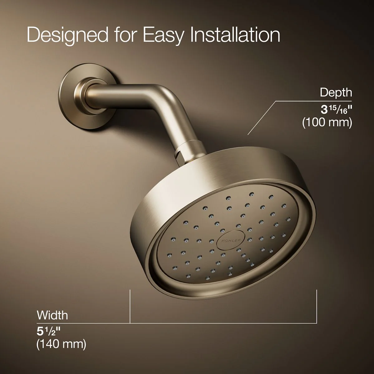 KOHLER K-965-AK Purist Single-function showerhead, 2.5 gpm - Image 32