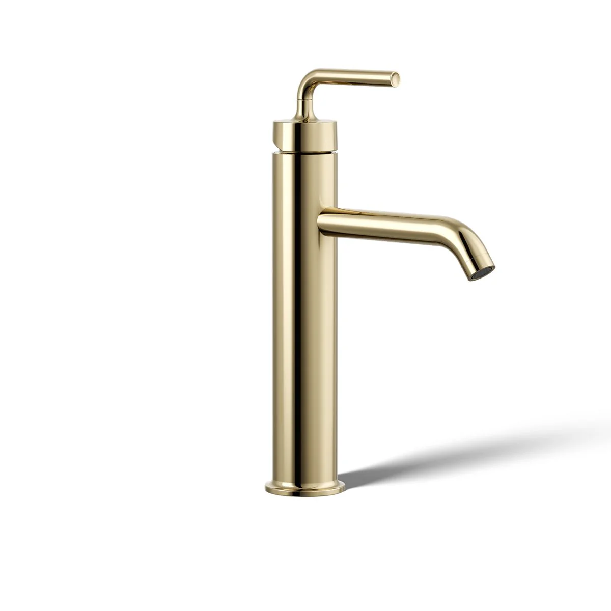 KOHLER K-14404-4A Purist Tall single-handle bathroom sink faucet with Lever handle, 1.2 gpm - Image 10
