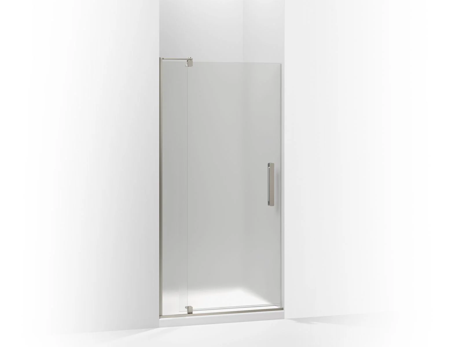 KOHLER K-707510-D3 Revel Pivot shower door, 70" H x 31-1/8 - 36" W, with 1/4" thick Frosted glass - Image 2