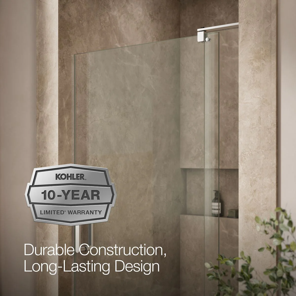 KOHLER K-707531-L Revel Pivot shower door, 70" H x 35-1/8 - 40" W, with 5/16" thick Crystal Clear glass - Image 18