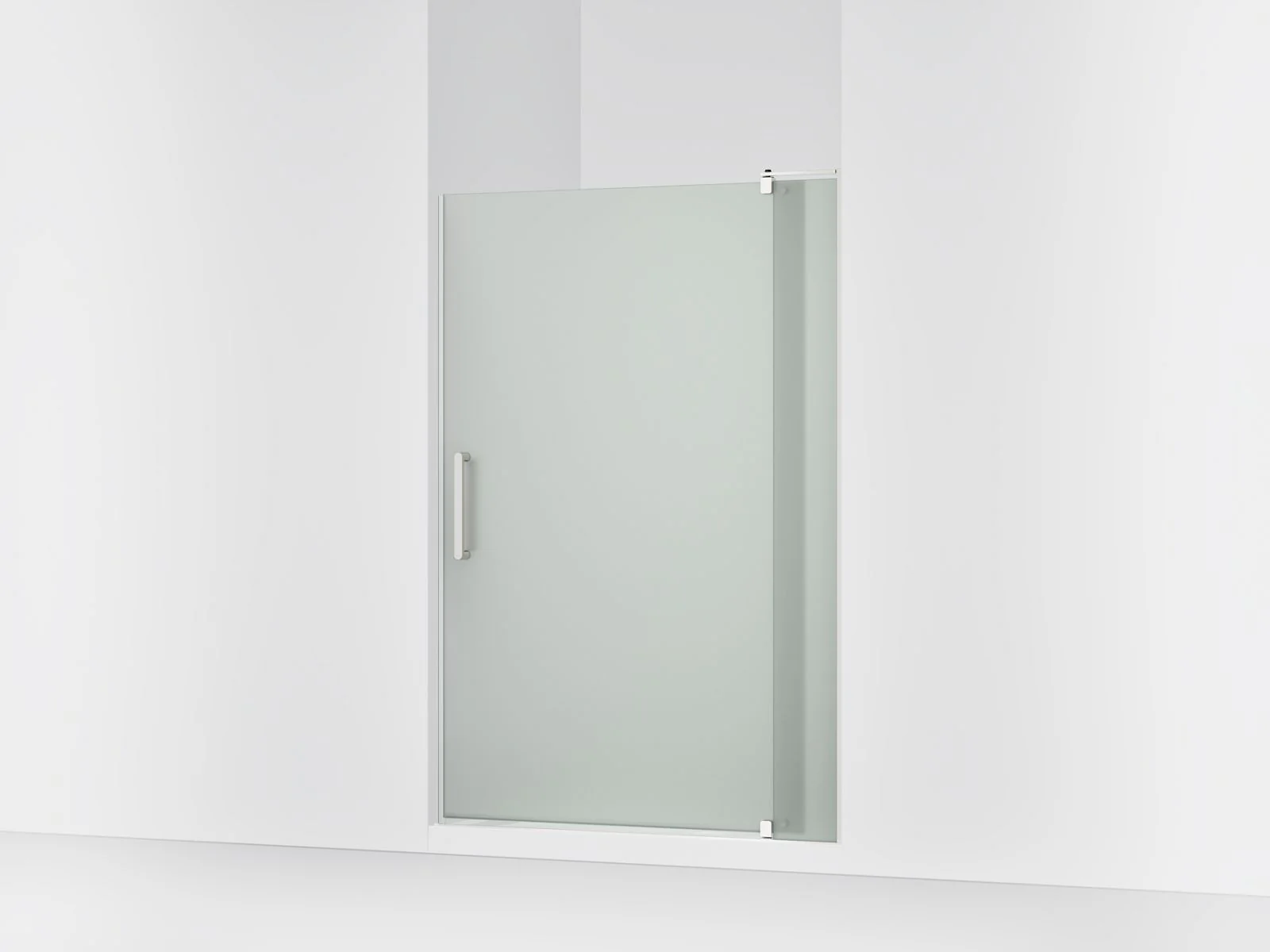 KOHLER K-707551-D3 Revel Pivot shower door, 70" H x 43-1/8 - 48" W, with 5/16" thick Frosted glass - Image 14