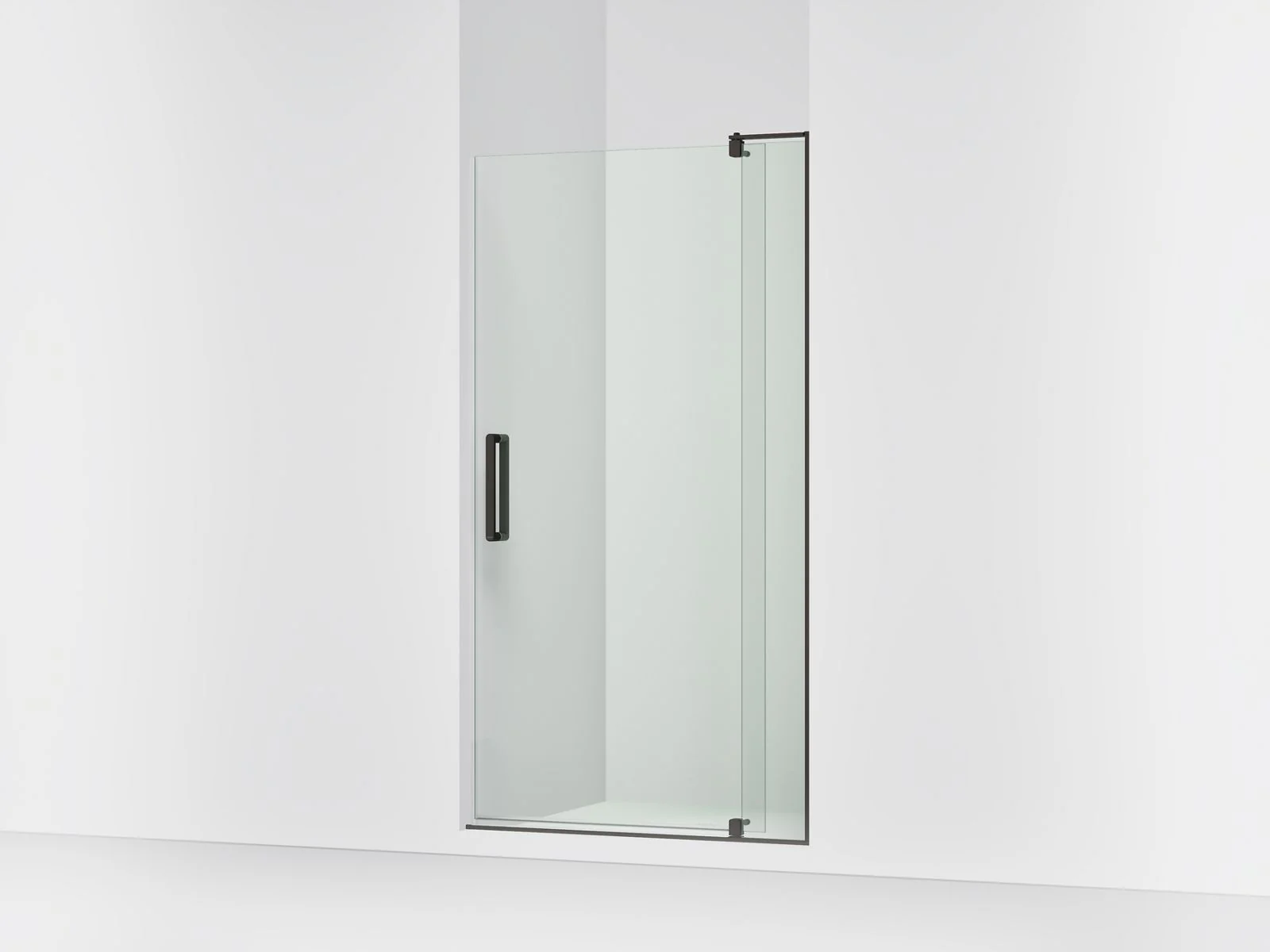 KOHLER K-707536-L Revel Pivot shower door, 74" H x 35-1/8 - 40" W, with 5/16" thick Crystal Clear glass - Image 4