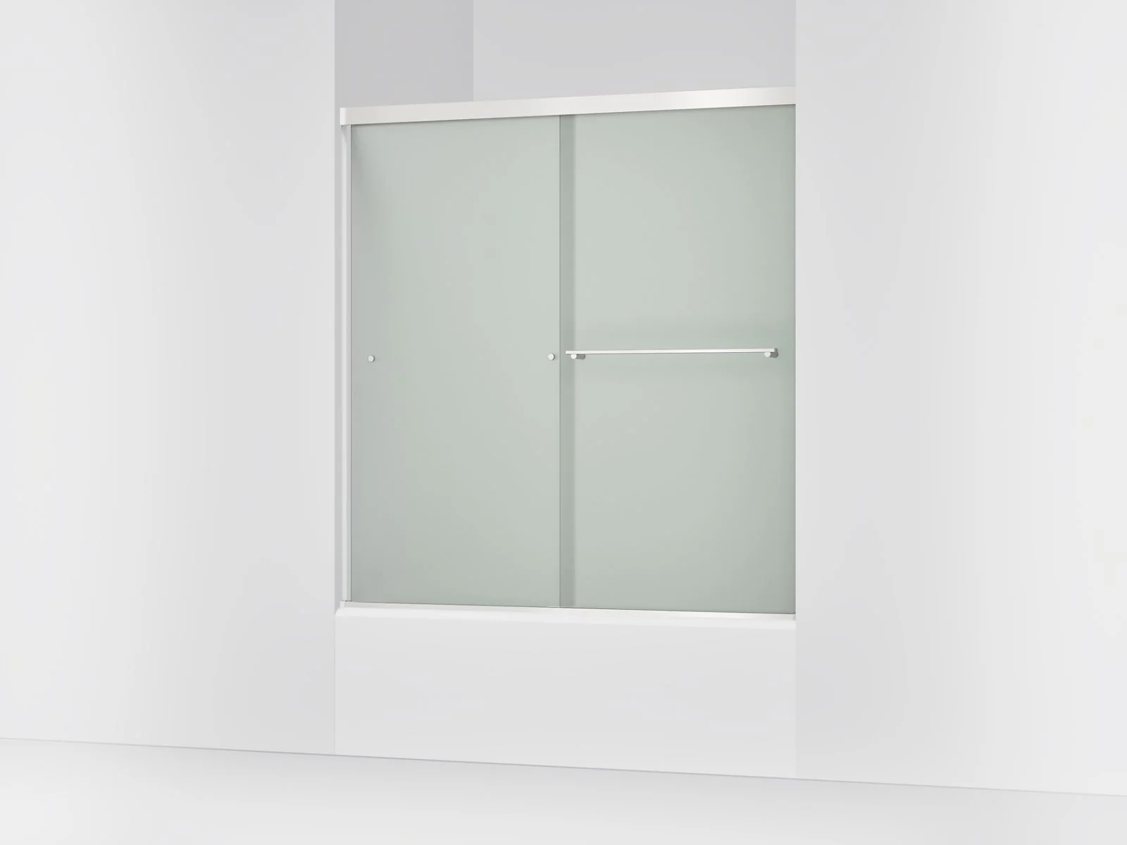 KOHLER K-707002-D3 Revel Sliding bath door, 62" H x 56-5/8 - 59-5/8" W, with 5/16" thick Frosted glass - Image 12