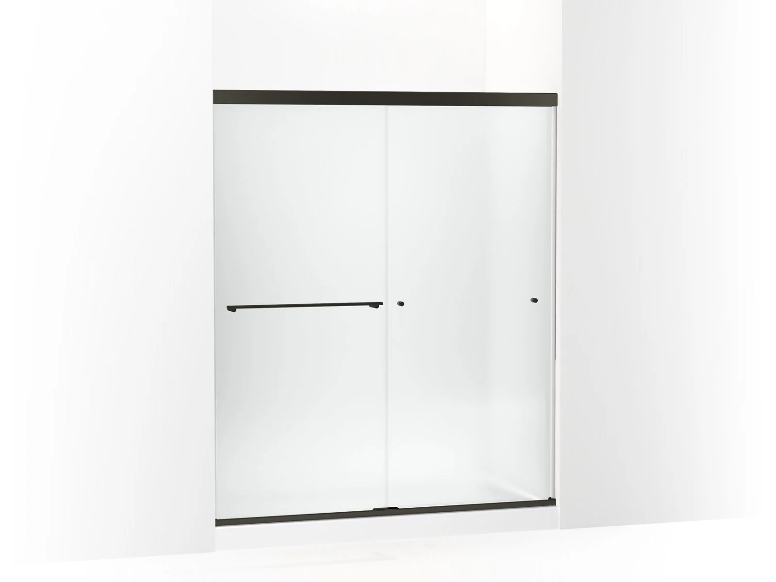 KOHLER K-707201-D3 Revel Sliding shower door, 70" H x 56-5/8 - 59-5/8" W, with 5/16" thick Frosted glass