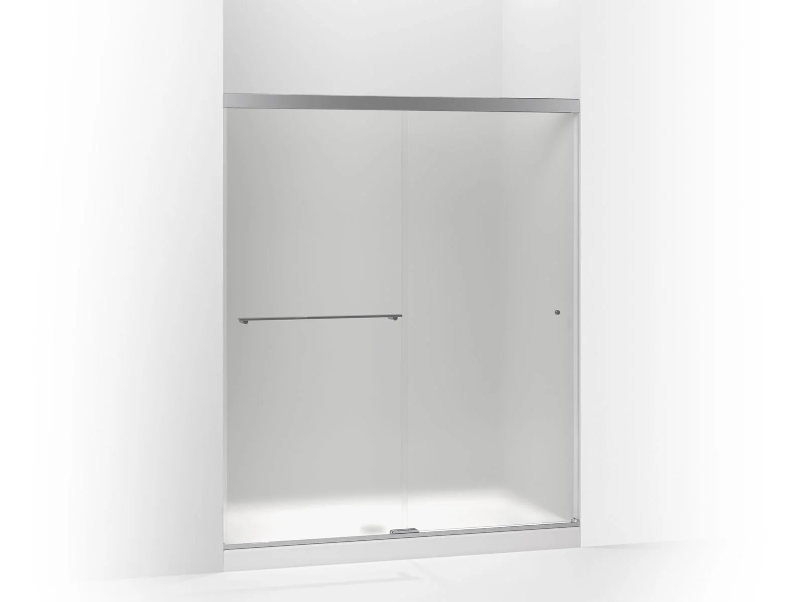 KOHLER K-707201-D3 Revel Sliding shower door, 70" H x 56-5/8 - 59-5/8" W, with 5/16" thick Frosted glass - Image 3