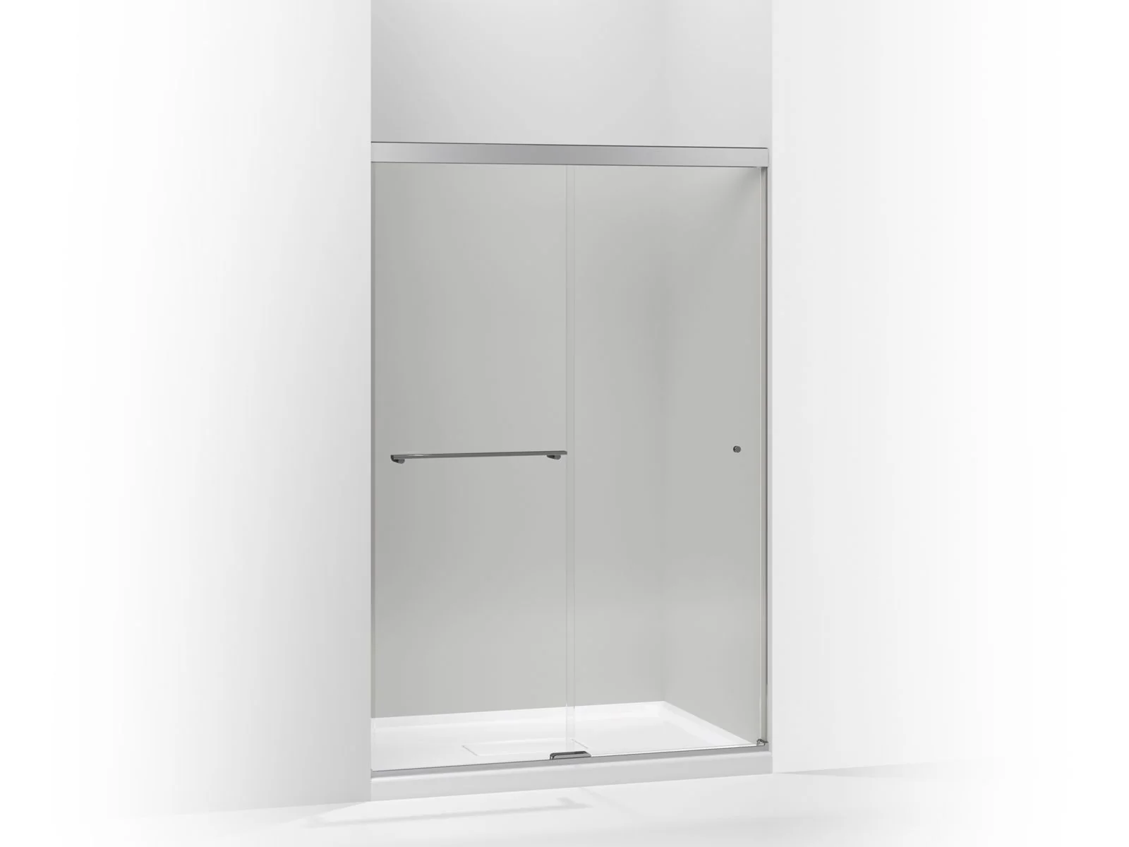 KOHLER K-707106-L Revel Sliding shower door, 76" H x 44-5/8 - 47-5/8" W, with 5/16" thick Crystal Clear glass - Image 3