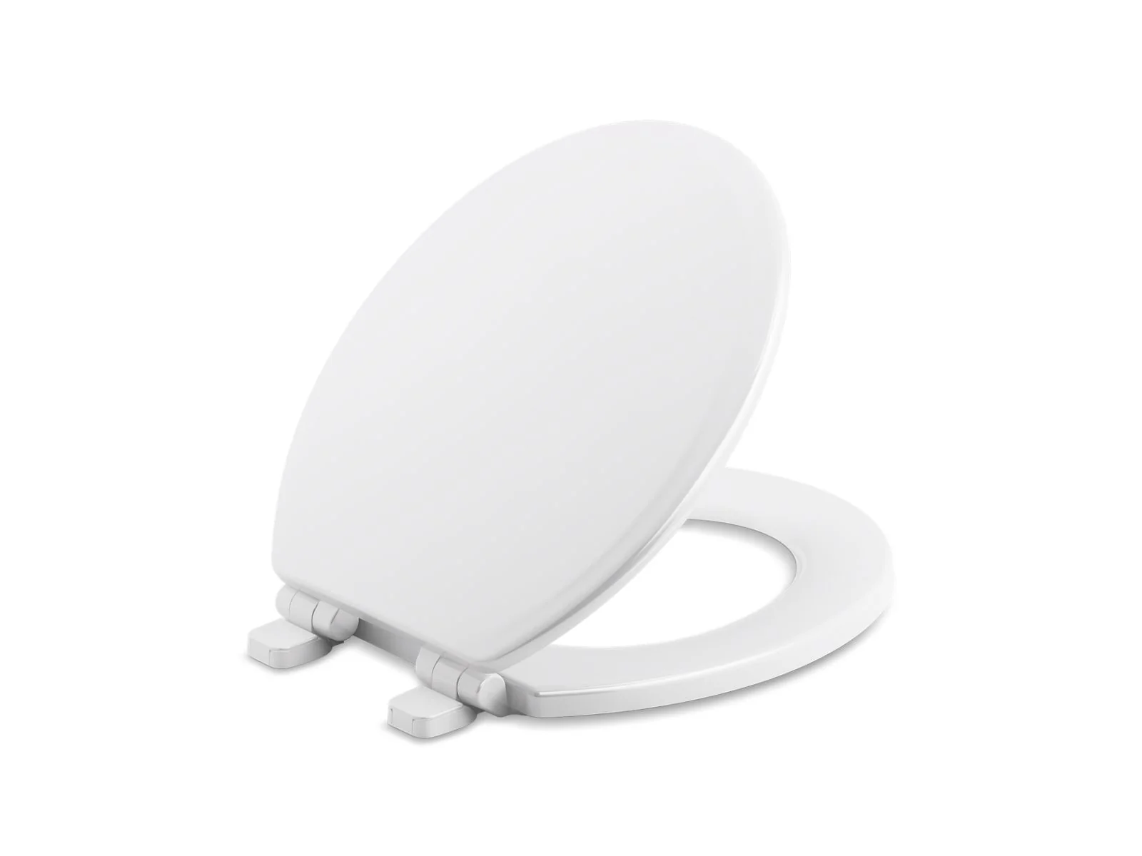 KOHLER K-20455 Ridgewood Quiet-Close round-front toilet seat