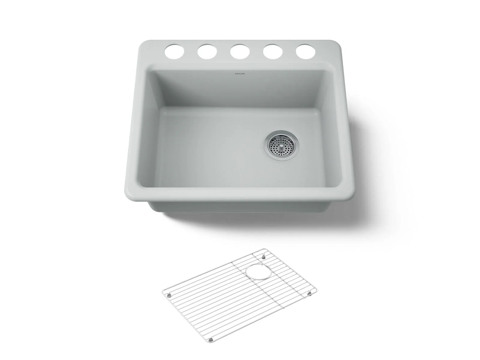 KOHLER K-5872-5UA1 Riverby 25" undermount single-bowl kitchen sink - Image 21