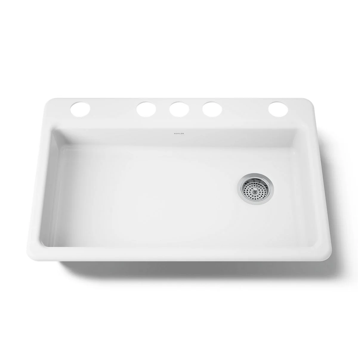 KOHLER K-8689-5U Riverby 33" undermount single-bowl kitchen sink - Image 12