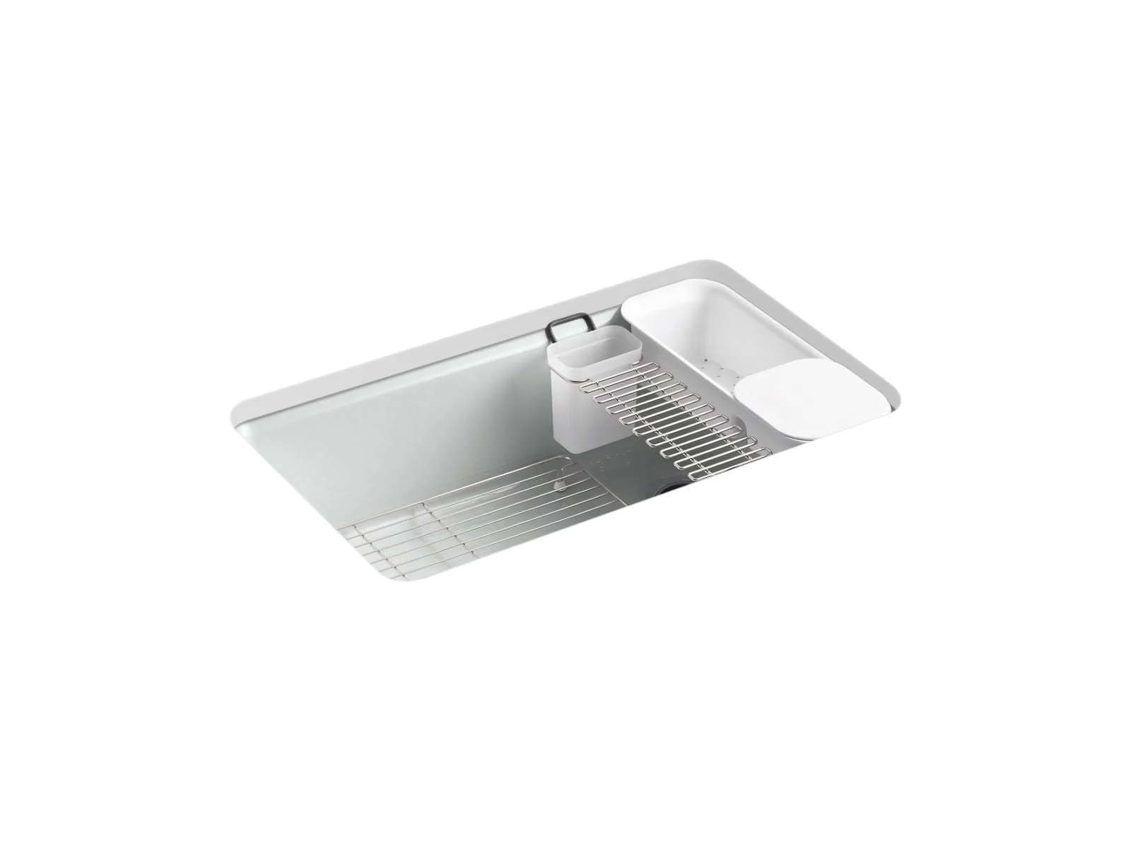 KOHLER K-5871-5UA3 Riverby 33" undermount single-bowl workstation kitchen sink - Image 4