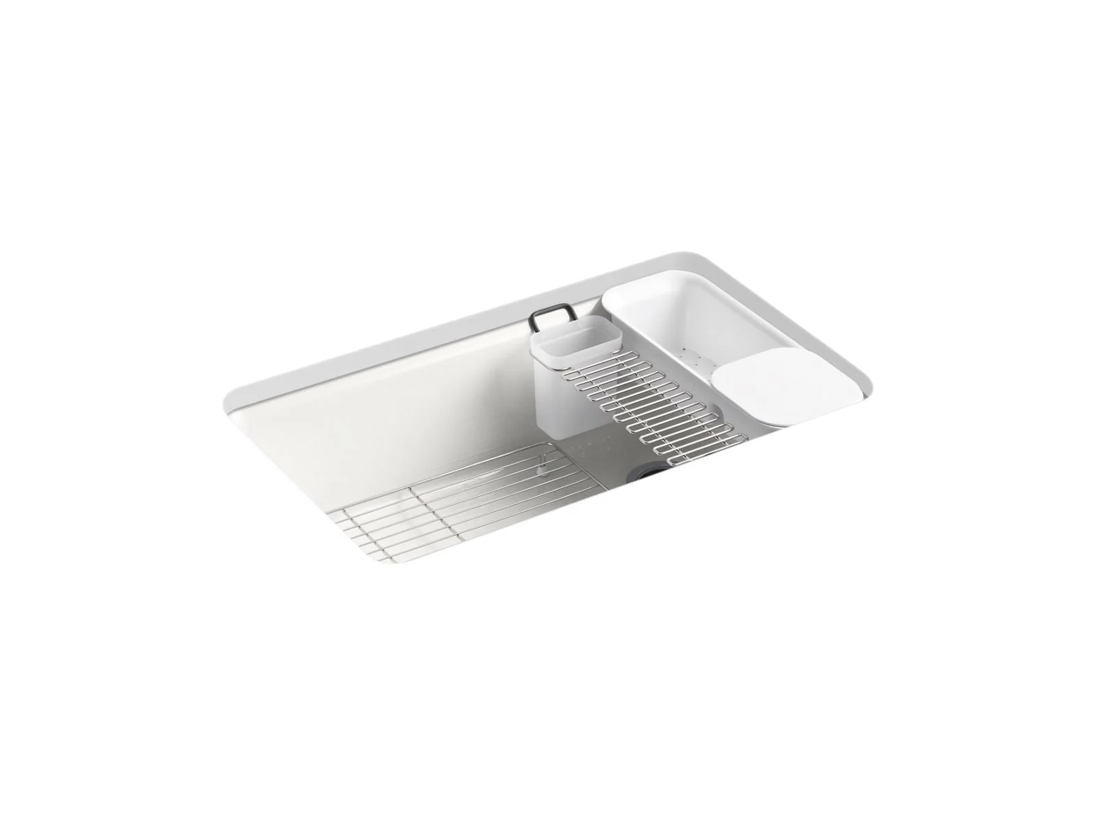 KOHLER K-5871-5UA3 Riverby 33" undermount single-bowl workstation kitchen sink - Image 6