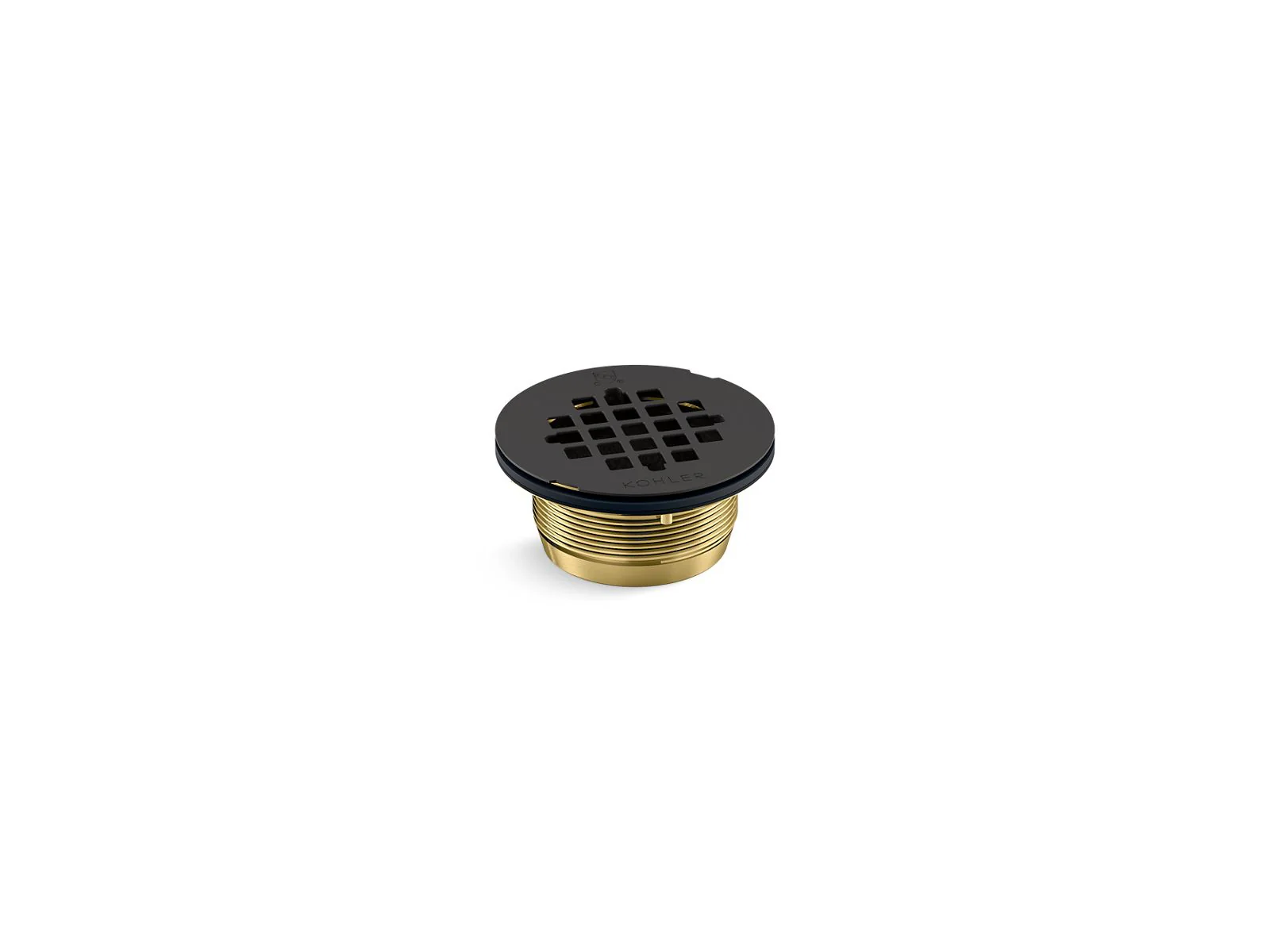 KOHLER K-22675 Round brass shower receptor drain