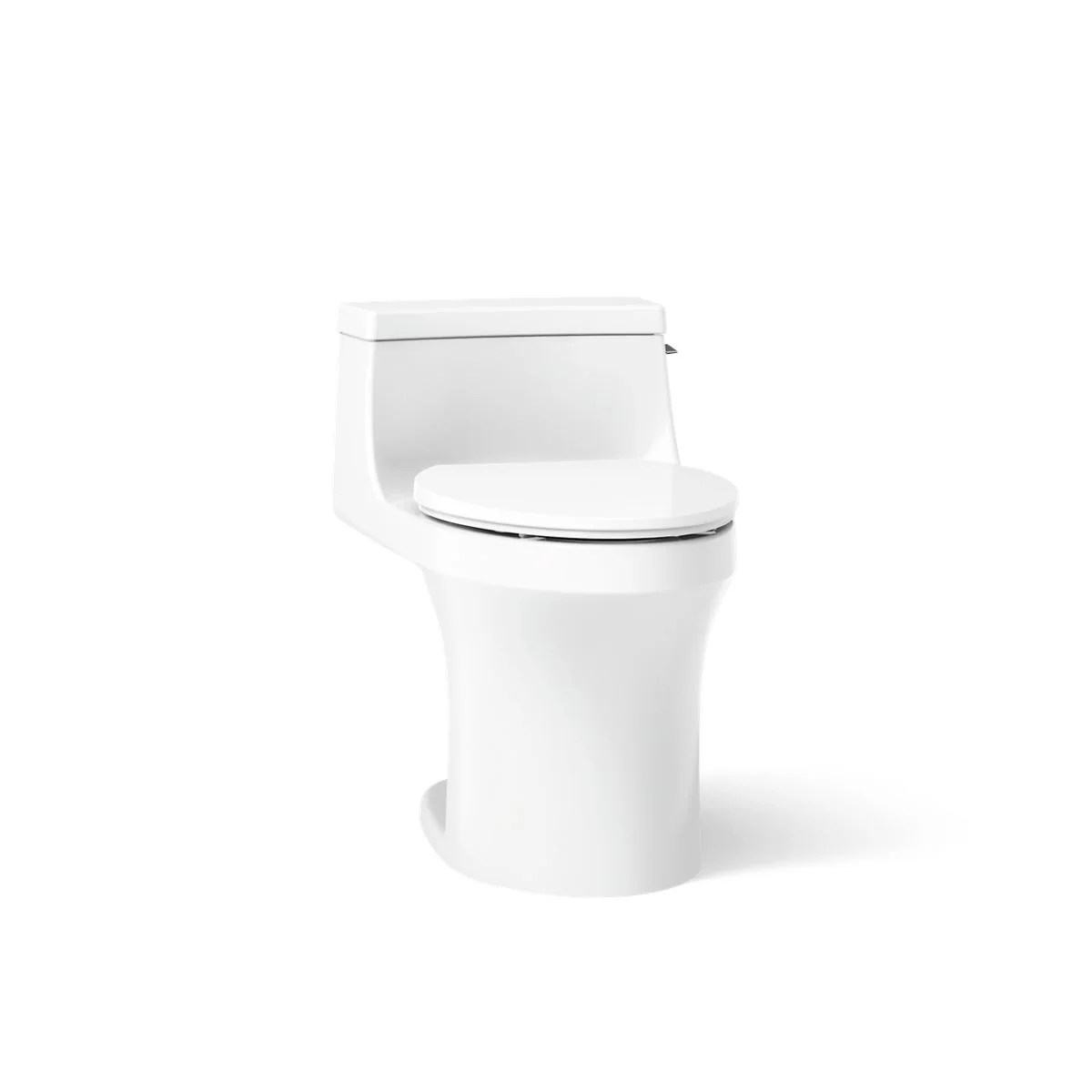 KOHLER K-5172-RA San Souci One-piece compact elongated toilet with concealed trapway, 1.28 gpf - Image 7