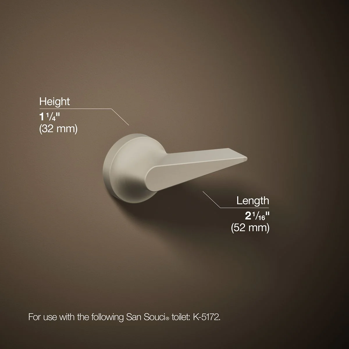 KOHLER K-9171-L San Souci Trip lever for K-5172 - Image 17