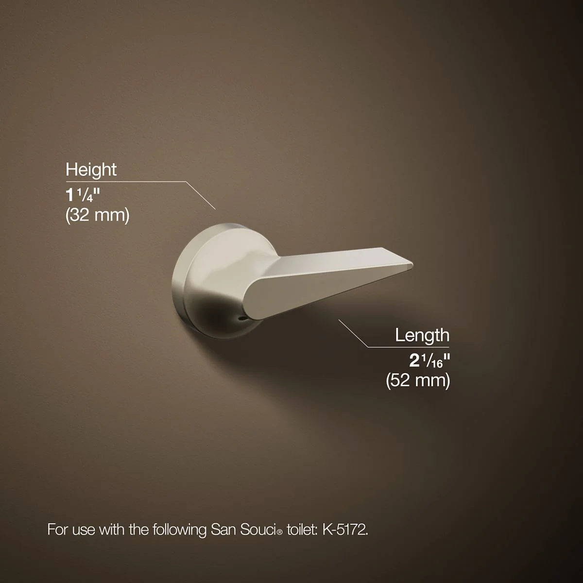 KOHLER K-9171-L San Souci Trip lever for K-5172 - Image 22