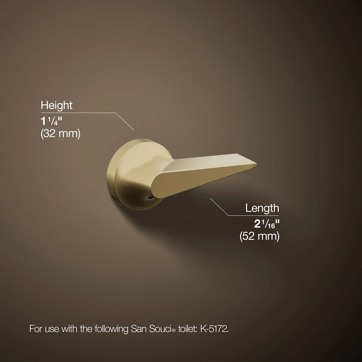 KOHLER K-9171-L San Souci Trip lever for K-5172 - Image 32