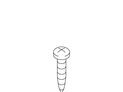 KOHLER K-73598 Screw, 4-20 X .625