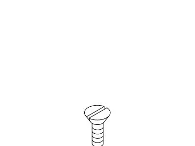 KOHLER K-1010880 Screw, Flathead