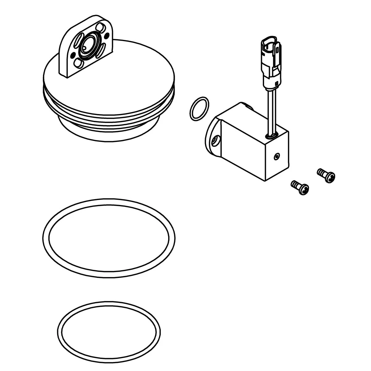 KOHLER K-1388294 Service, 1.28 Gpf Piston Cover Assembly