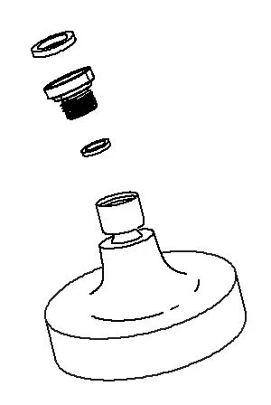 KOHLER K-1153443 Showerhead/Arm Adapter Kit