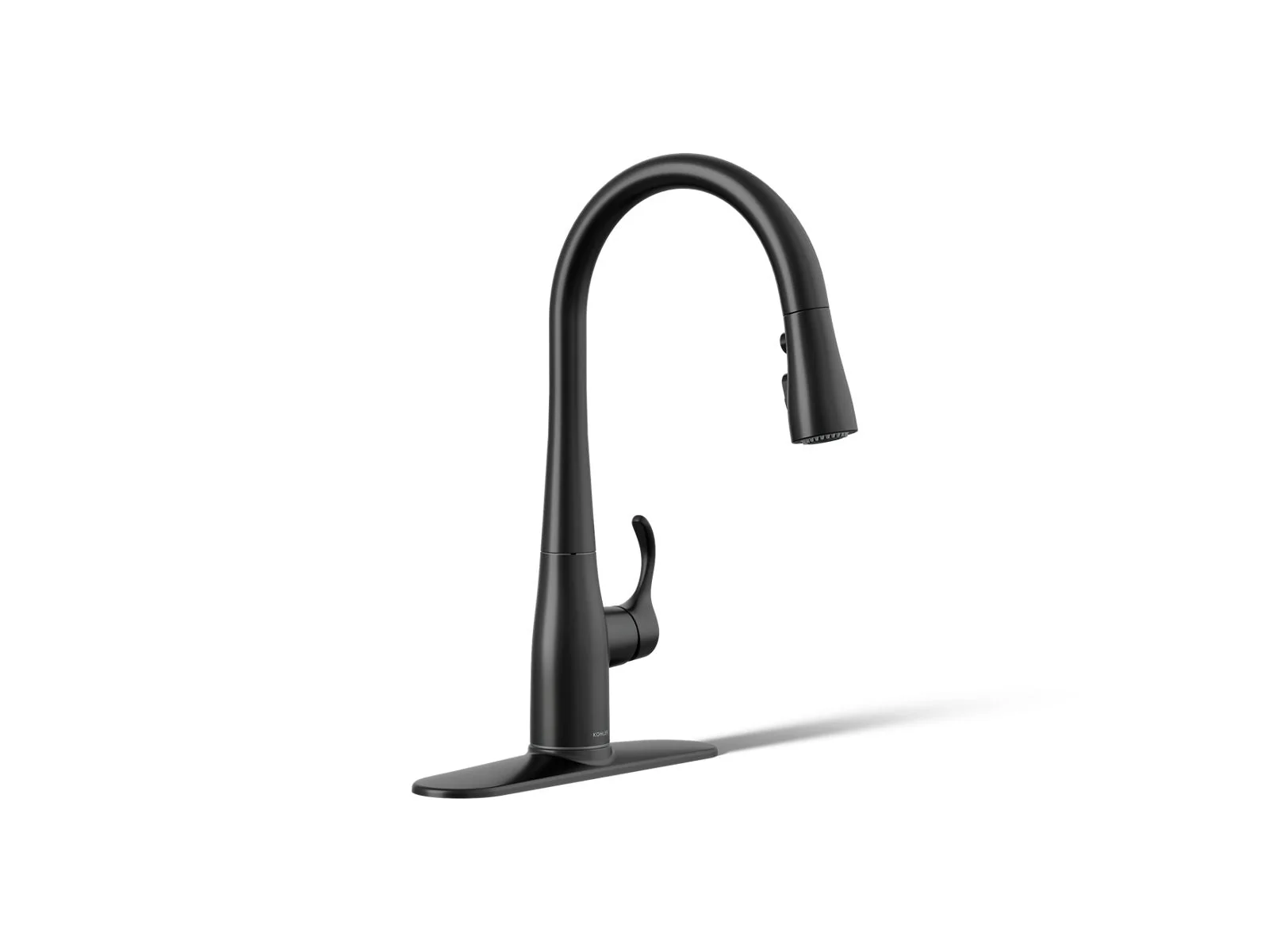 KOHLER K-597 Simplice Compact pull-down kitchen sink faucet with three-function sprayhead - Image 10