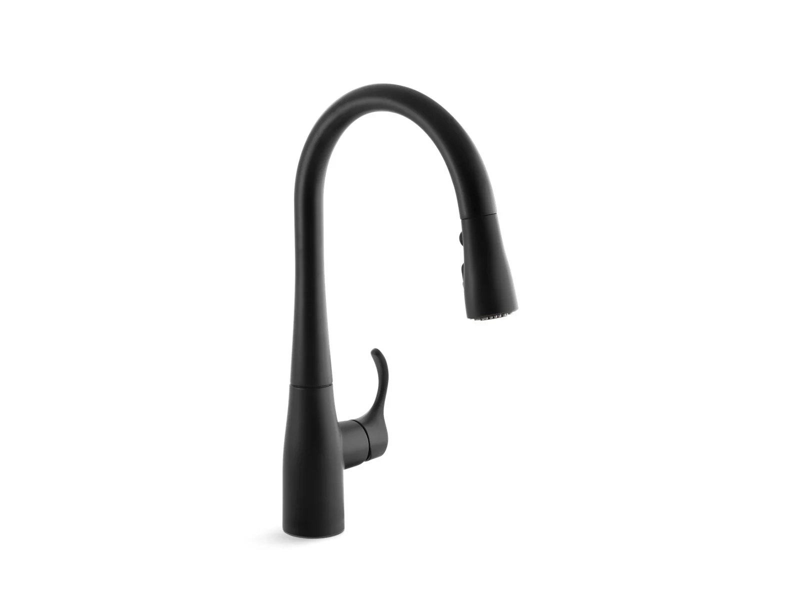KOHLER K-597 Simplice Compact pull-down kitchen sink faucet with three-function sprayhead - Image 2