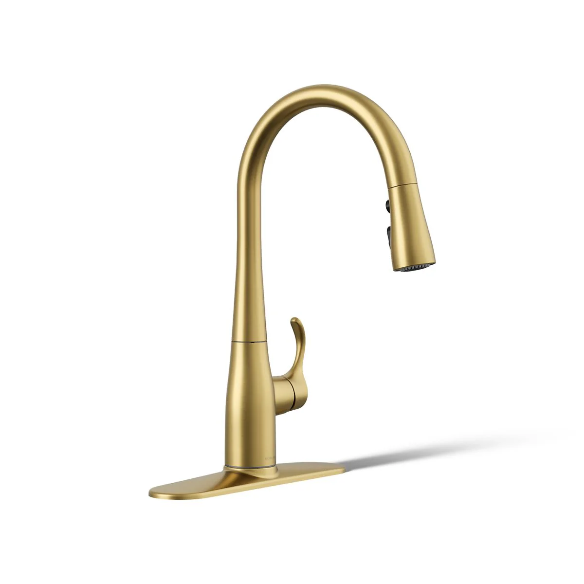 KOHLER K-597 Simplice Compact pull-down kitchen sink faucet with three-function sprayhead - Image 6