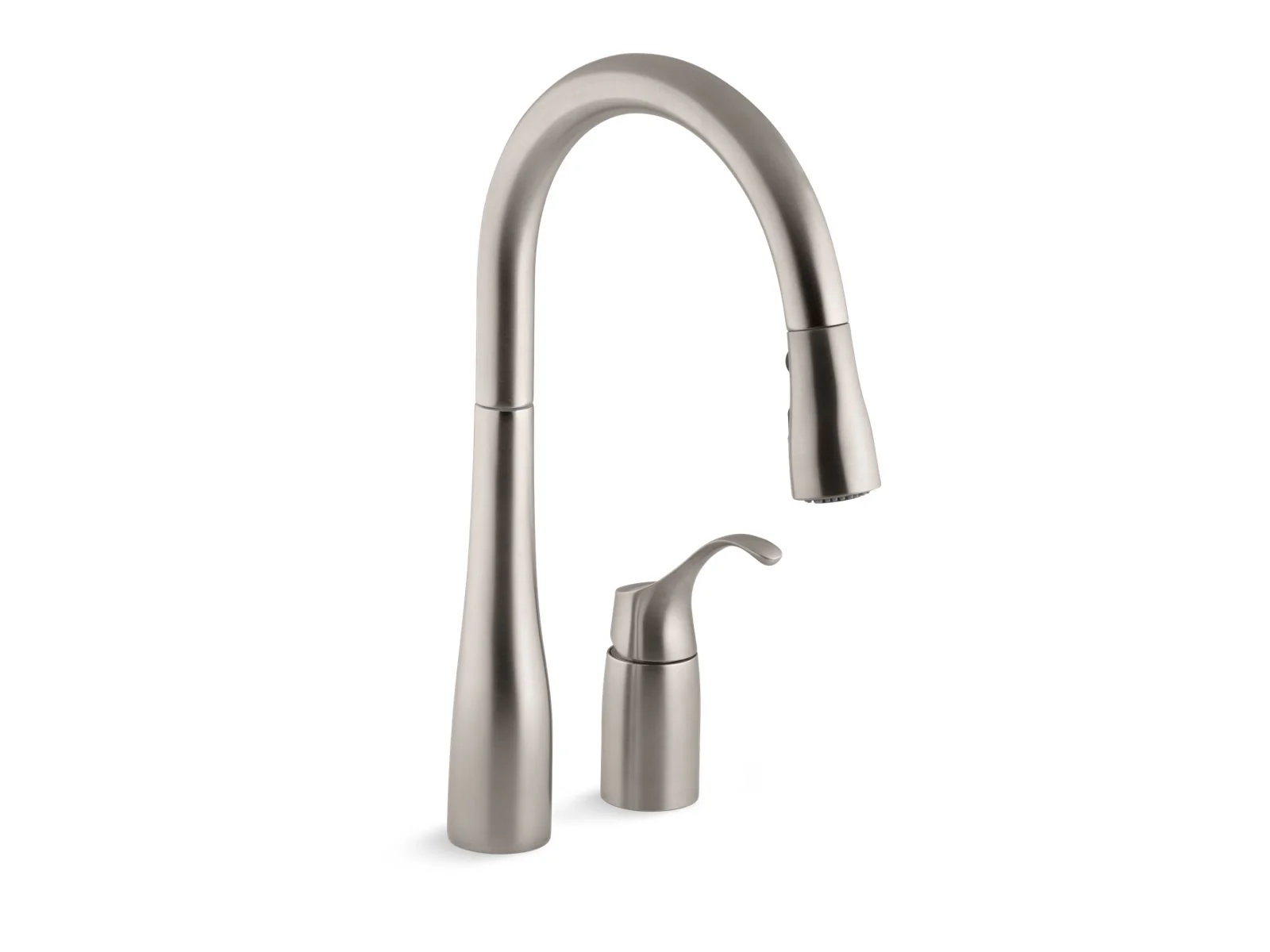 KOHLER K-647 Simplice Pull-down kitchen sink faucet with three-function sprayhead - Image 3