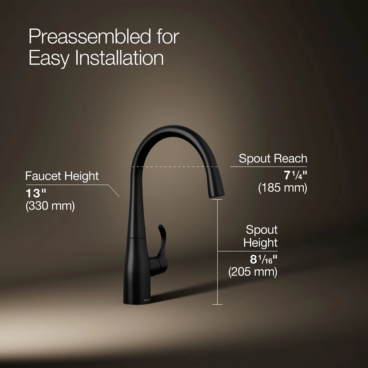 KOHLER K-22034 Simplice Single-handle bar sink faucet - Image 14