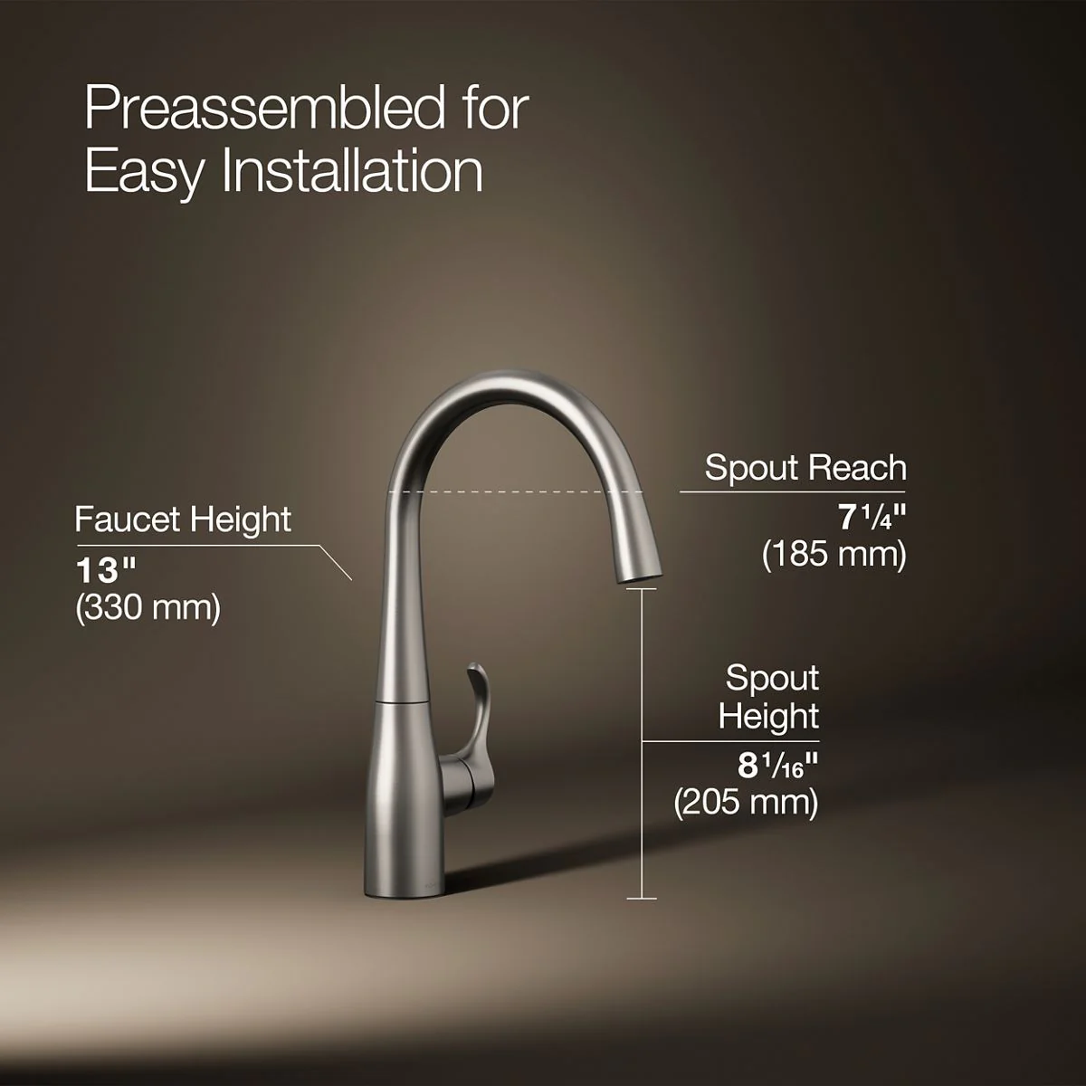 KOHLER K-22034 Simplice Single-handle bar sink faucet - Image 24