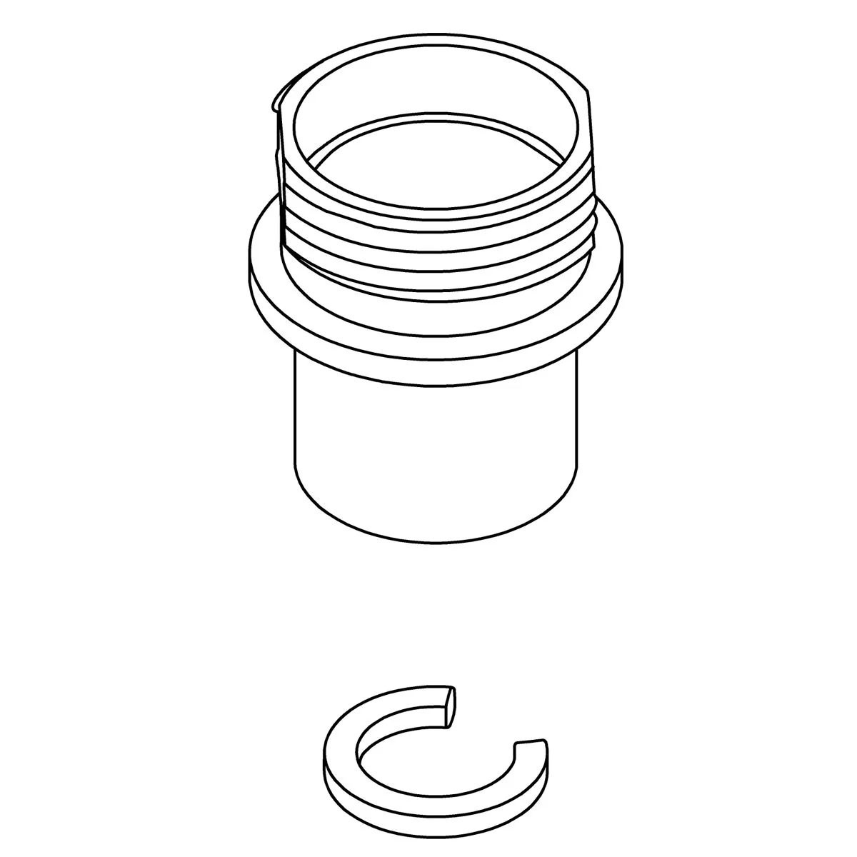 KOHLER K-1347911 Spray Nut Kit