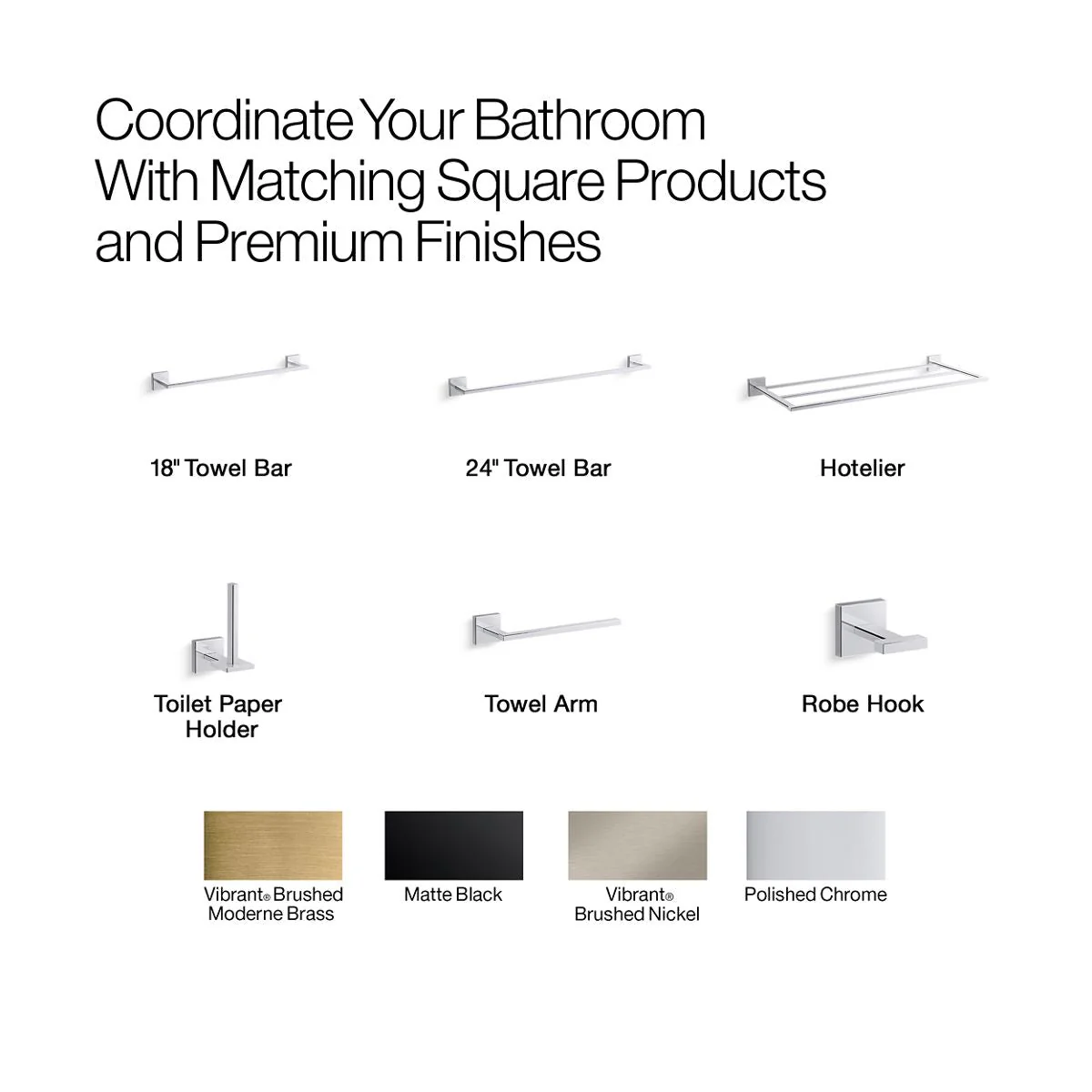 KOHLER K-23299 Square Hotelier - Image 15