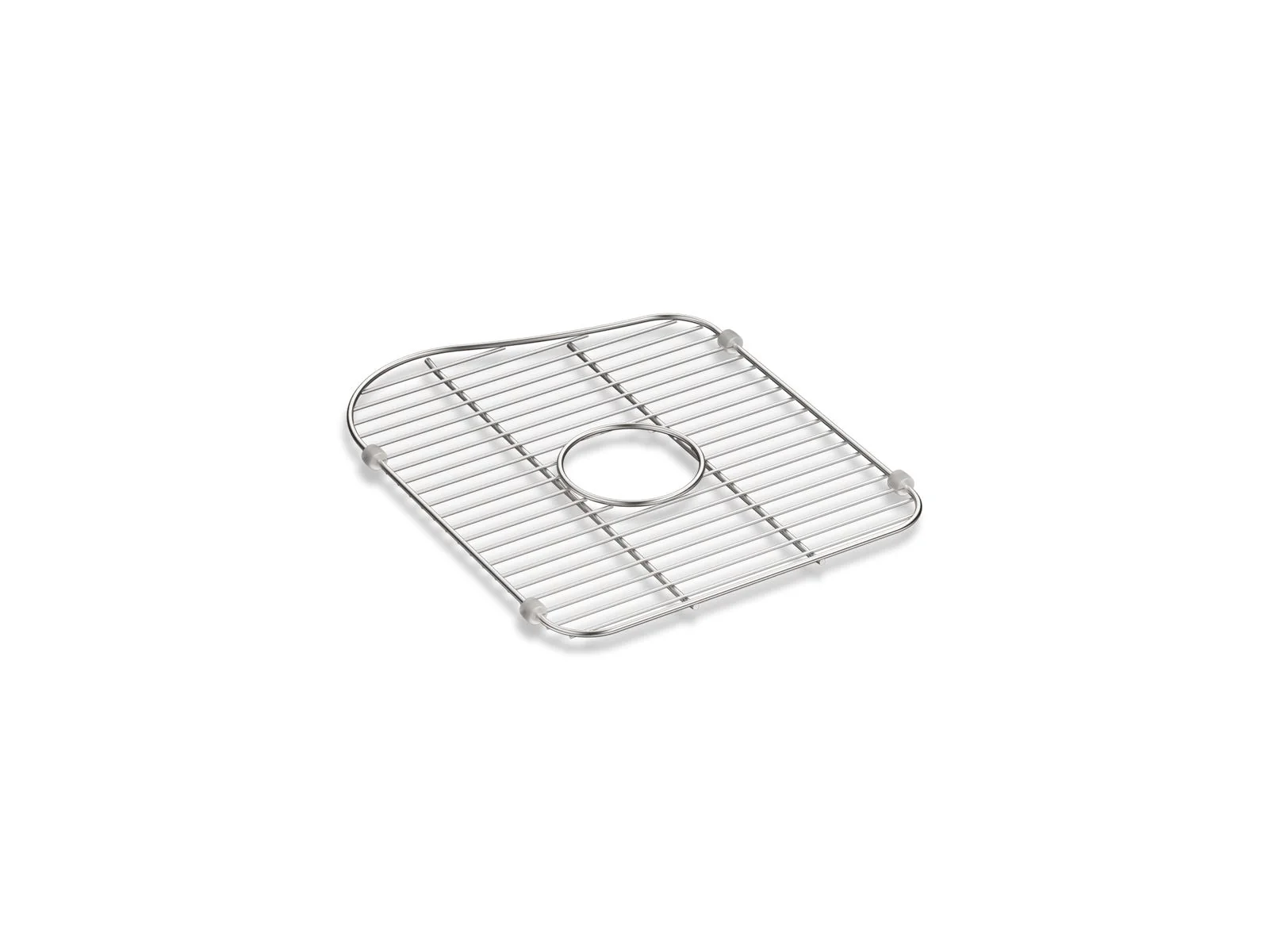 KOHLER K-5119 Staccato Stainless steel large sink rack, 13" x 15-3/4", for left-hand bowl