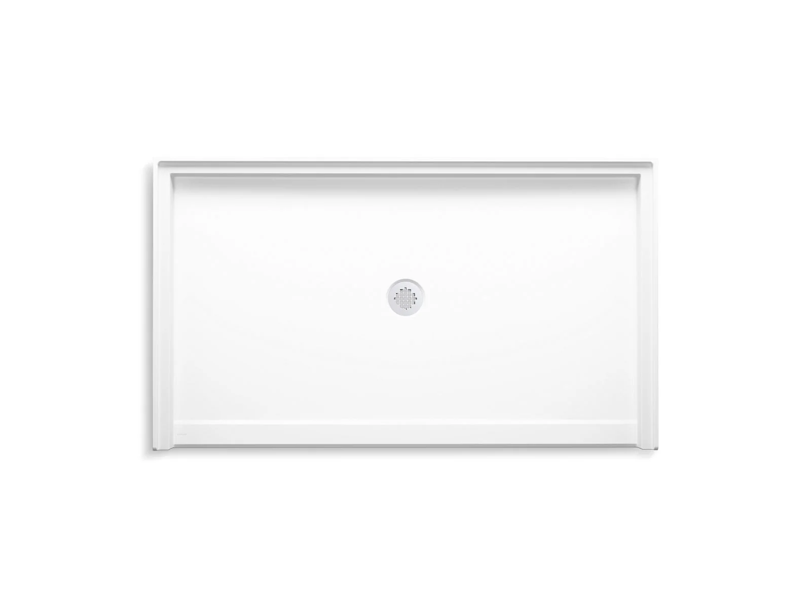 KOHLER K-44166 Stoneridge 62" x 36" alcove shower base, center drain - Image 2
