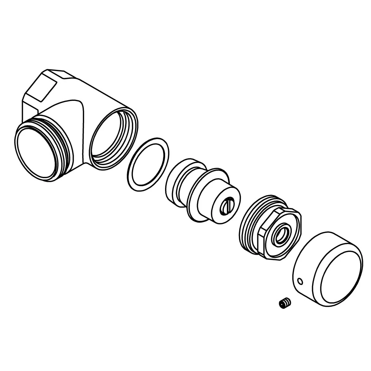 KOHLER K-1286777 Stop Assembly, 3/4” Npt