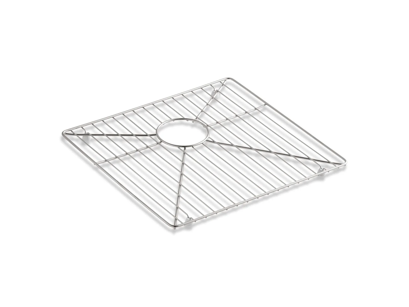 KOHLER K-6646 Strive|Vault Stainless steel sink rack for left bowl, 16-15/16" x 15-15/16"