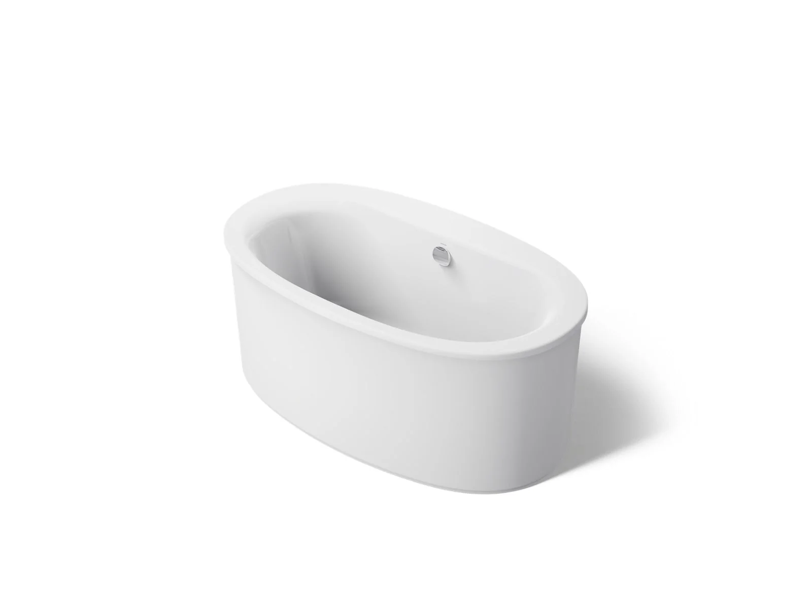 KOHLER K-24001 Sunstruck 60" x 34" freestanding bath with straight shroud - Image 2