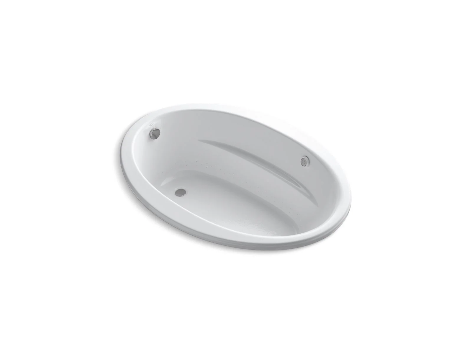 KOHLER K-1162-GH Sunward 60" x 42" drop-in Heated BubbleMassage air bath