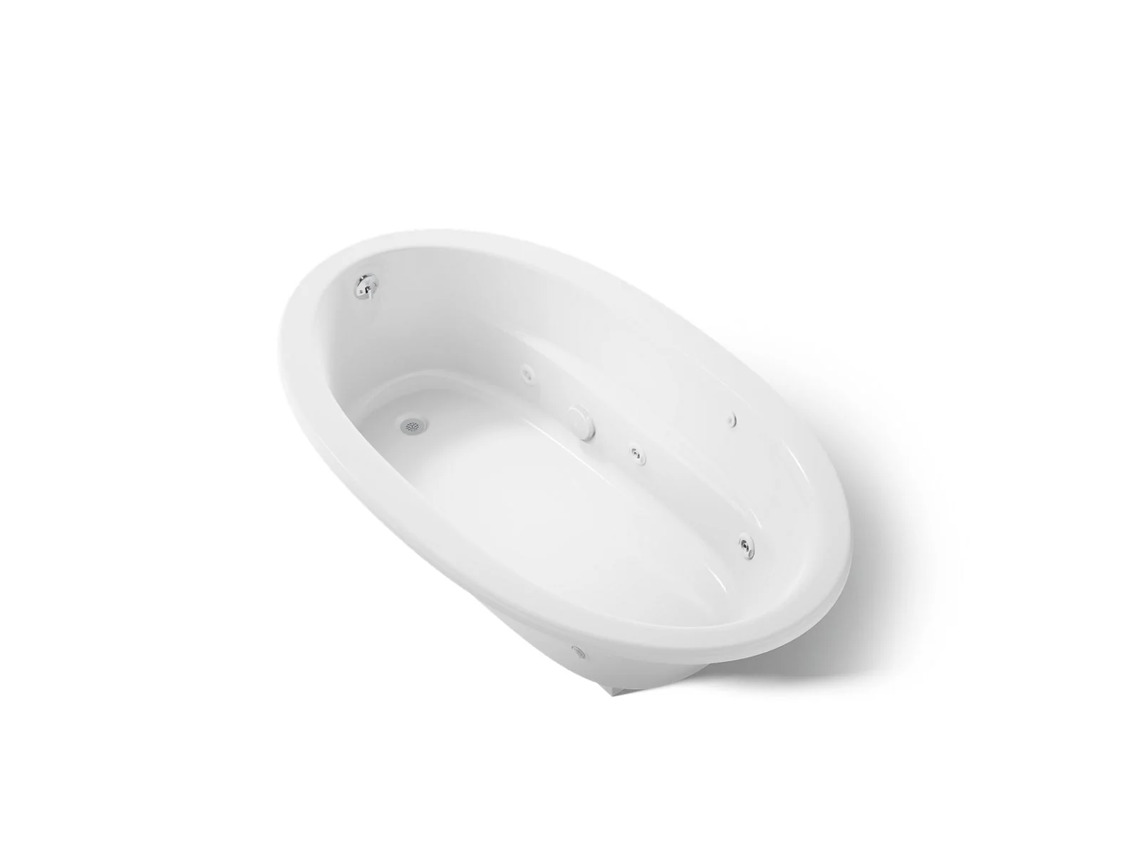 KOHLER K-1162-CB Sunward 60" x 42" drop-in whirlpool bath - Image 8
