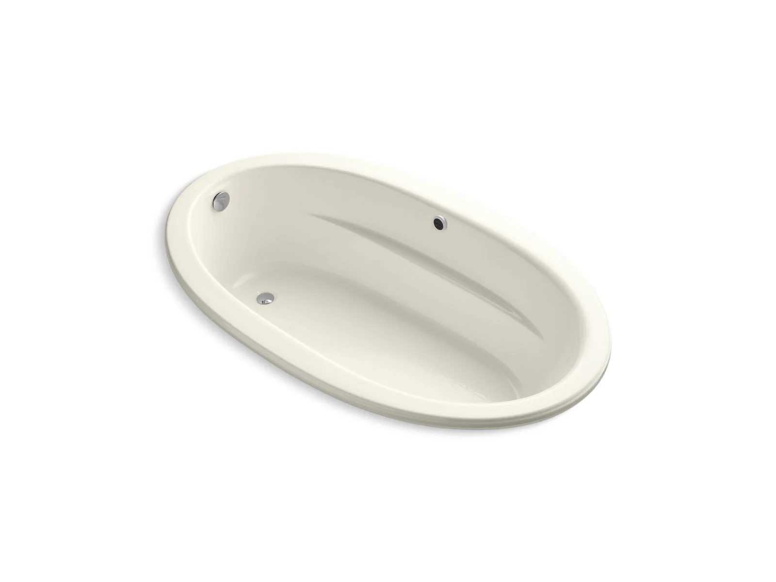 KOHLER K-1165-S1W Sunward 72" x 42" drop-in bath with Bask heated surface - Image 2