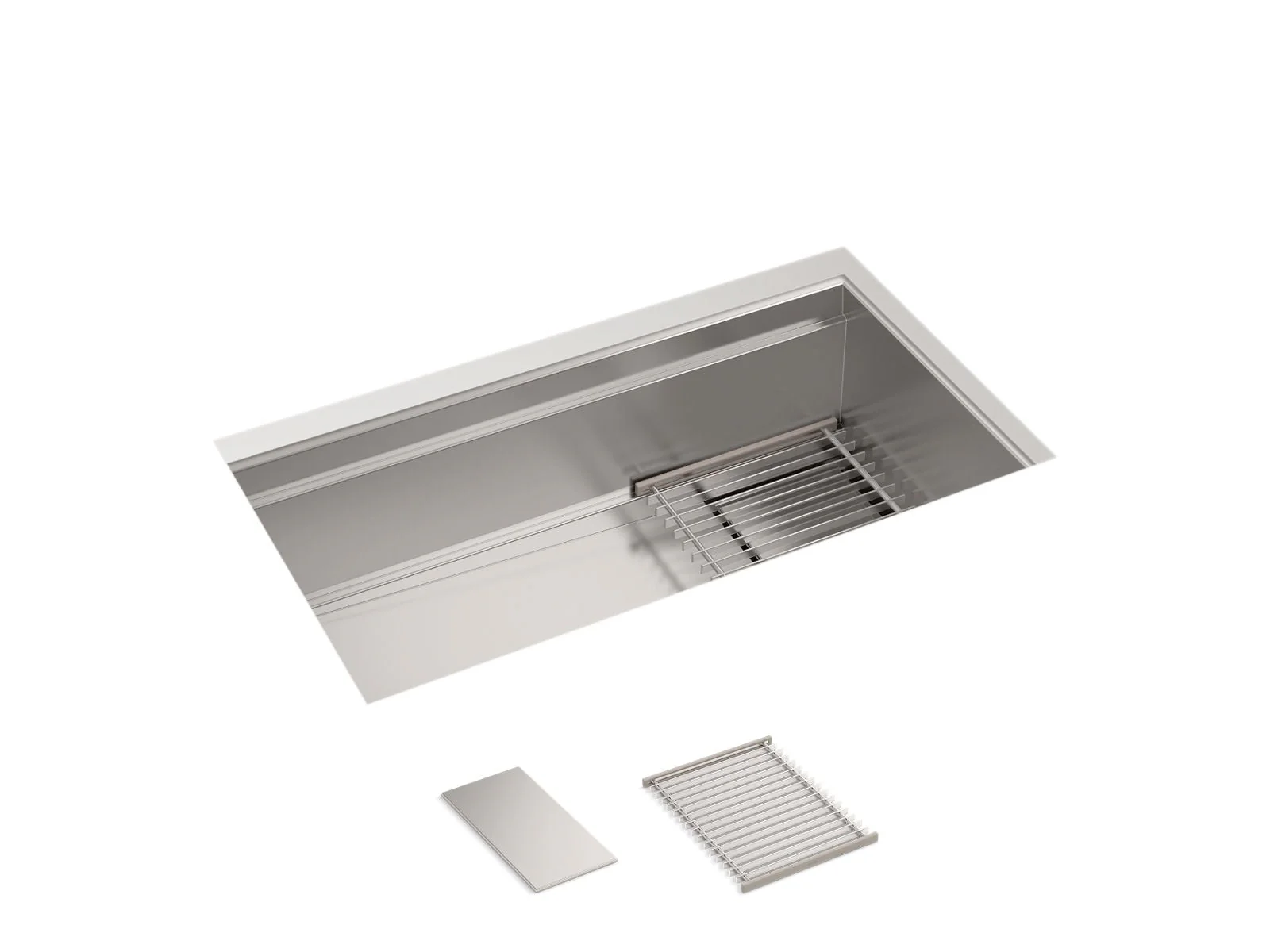 KOHLER K-37908 Synthos 33-3/4" undermount single-bowl kitchen sink - Image 2