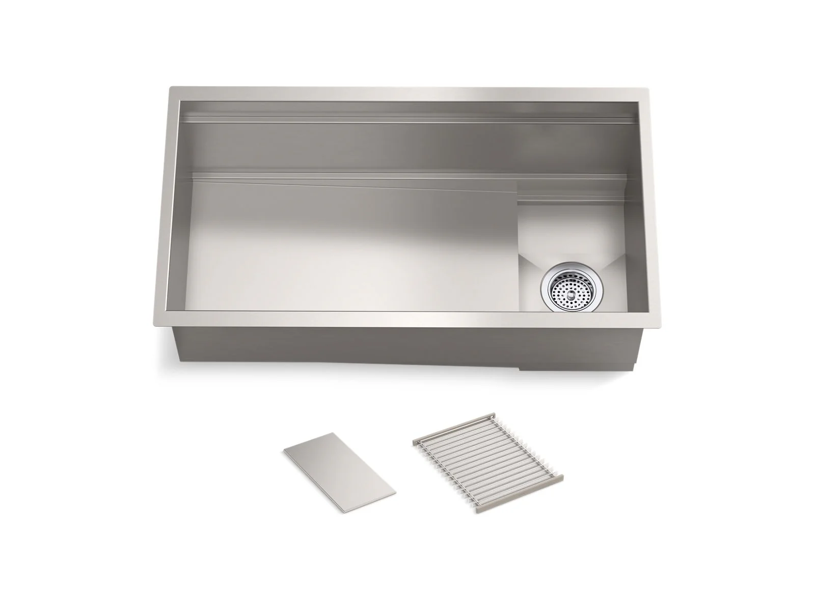 KOHLER K-37908 Synthos 33-3/4" undermount single-bowl kitchen sink - Image 3