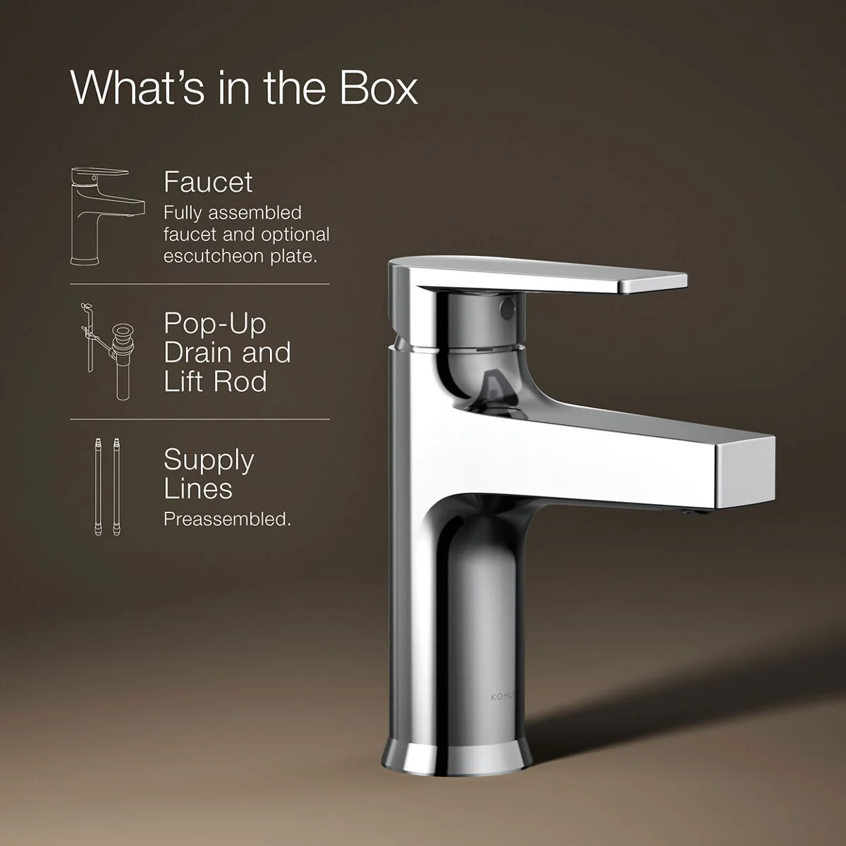 KOHLER K-74013-4 Taut Single-handle bathroom sink faucet, 1.2 gpm - Image 14