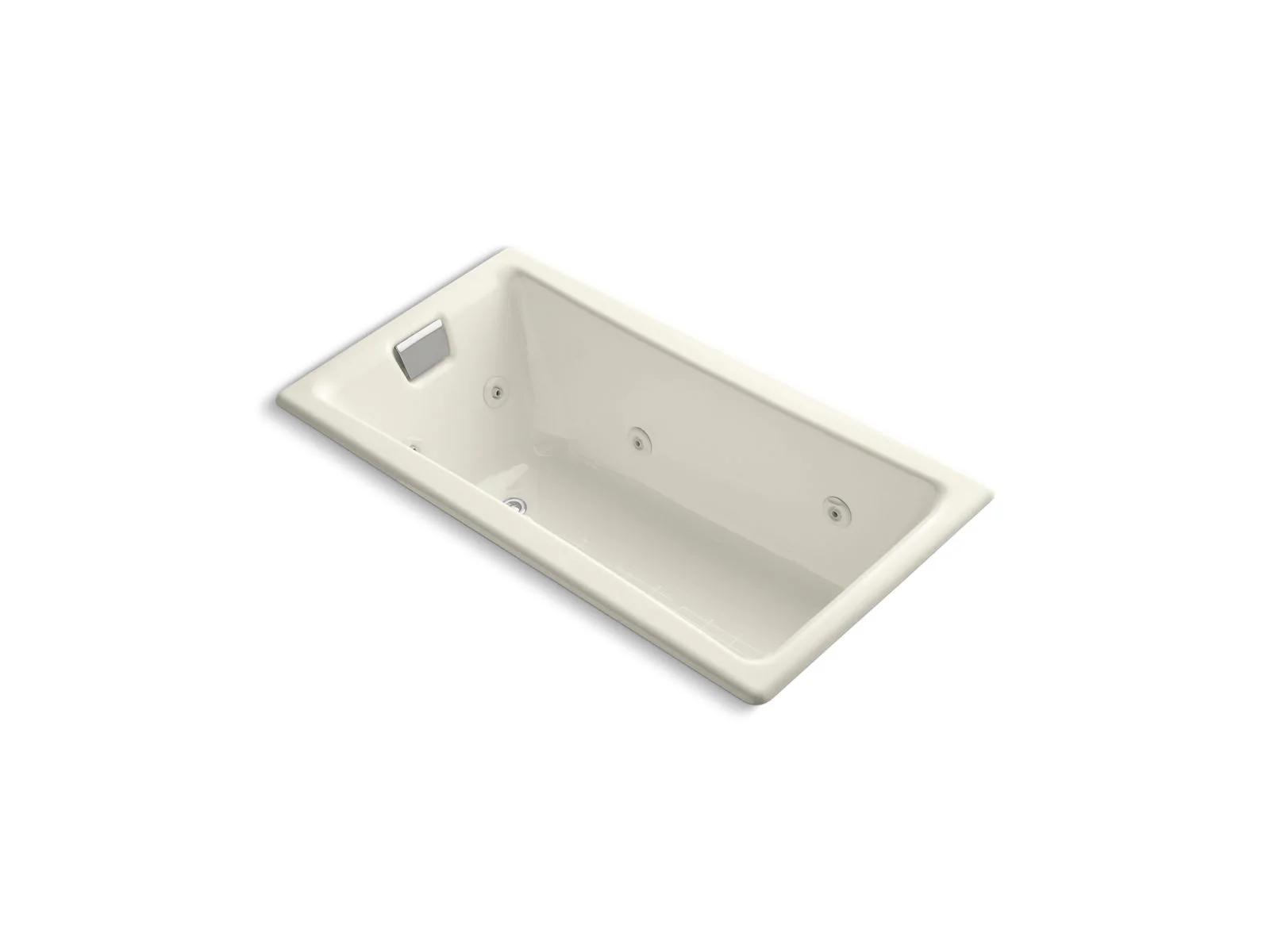 KOHLER K-852-JH Tea-for-Two 60" x 32" drop-in/undermount whirlpool bath - Image 3