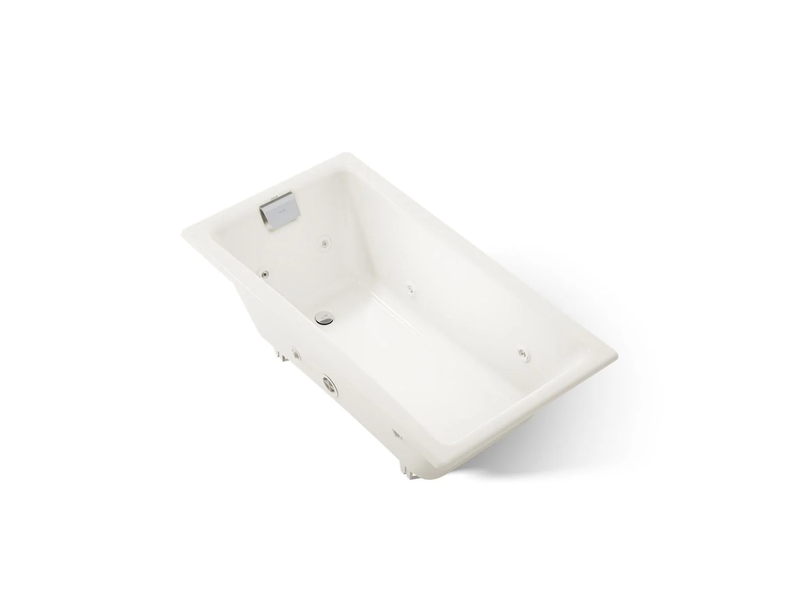 KOHLER K-852-JH Tea-for-Two 60" x 32" drop-in/undermount whirlpool bath - Image 9
